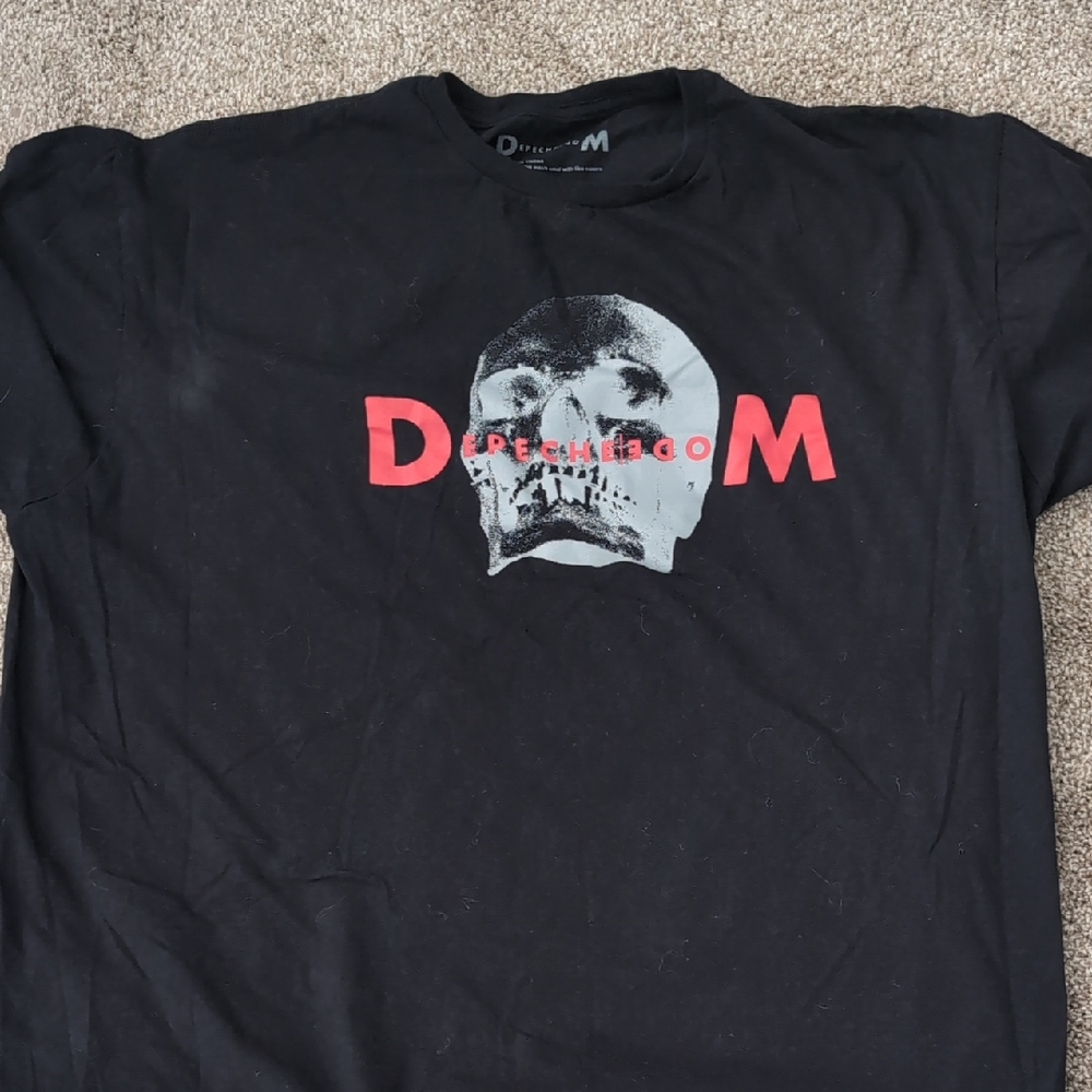 DEPECHE MODE concert Black T-shirt XXL World tour 2023 Memento Mori